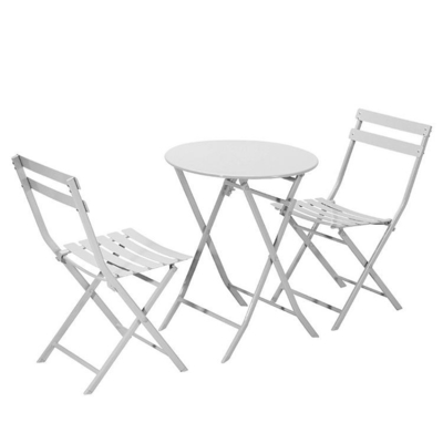 Полностью стальные складной столик и стулья открытого сада обедая набор H73cm