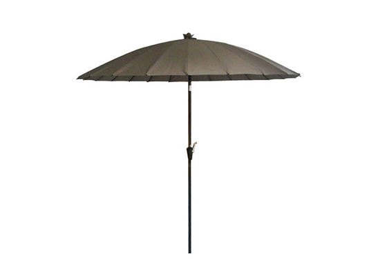 Алюминиевый на открытом воздухе зонтик, водоустойчивый зонтик патио стеклоткани