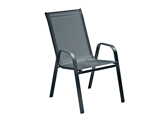 Портативное Textilene штабелируя стулья сада для на открытом воздухе и крытого