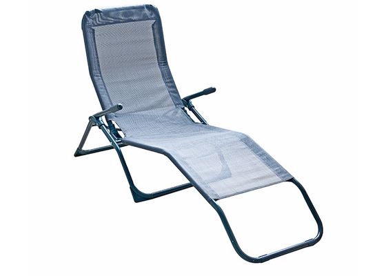 Шезлонг стальной трубки складной, на открытом воздухе кресла для отдыха пляжа