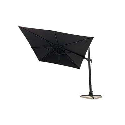 Зонтик шарнирного соединения 360° на открытом воздухе вися с ключем римской ткани зонтика роторным