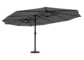 Подгонянный зонтик патио двойника головы сада на открытом воздухе 200 кс 400М