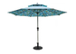 Предохранение от Солнца зонтик 2,5 m на открытом воздухе, алюминиевый сад Солнце полиэстера затеняет парасоли