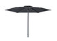 Зонтик парасоля ODM прямоугольный на открытом воздухе Солнца OEM с поляком 6 нервюр прямым