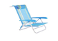 На открытом воздухе стальной стул песка пляжа рюкзака стульев сада Recliner Textilene